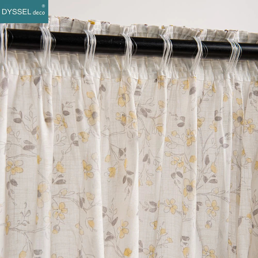 Rideau moderne rayures style europeen salon chambre - vue 6 sur 8