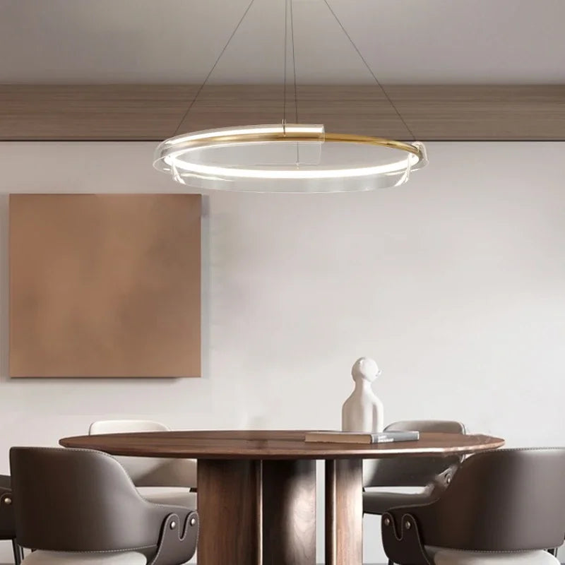 suspension à led pour décoration intérieure élégante et moderne - vue 3 sur 7