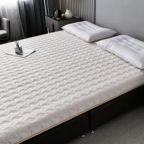 surmatelas en coton éponge pour lit king size et coussin de sol - vue 9 sur 8