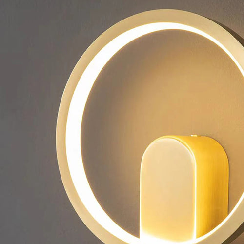 applique murale moderne en laiton avec 3 luminaires interchangeables - vue 6 sur 7