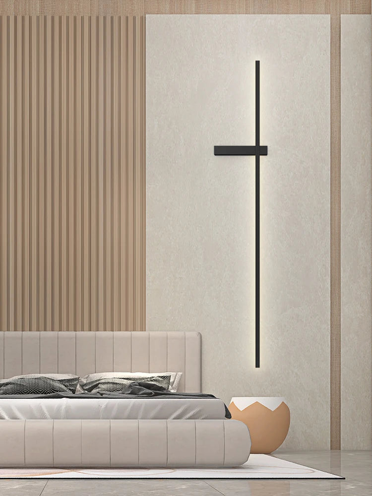 applique murale minimaliste moderne pour ligne de fond télévision - vue 2 sur 8