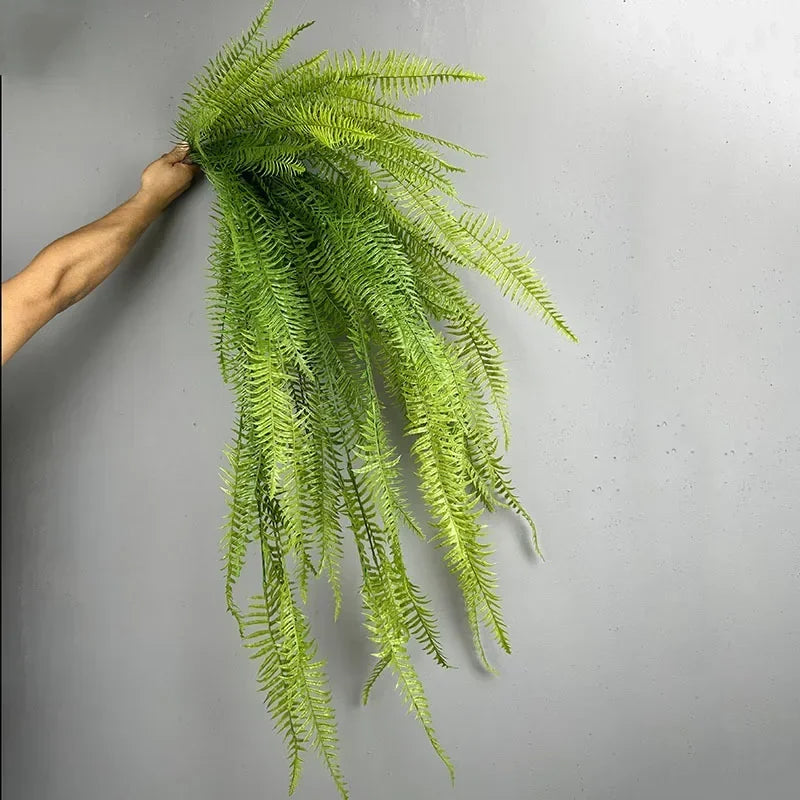 plante artificielle décoration vignes et fougères en plastique - vue 4 sur 11