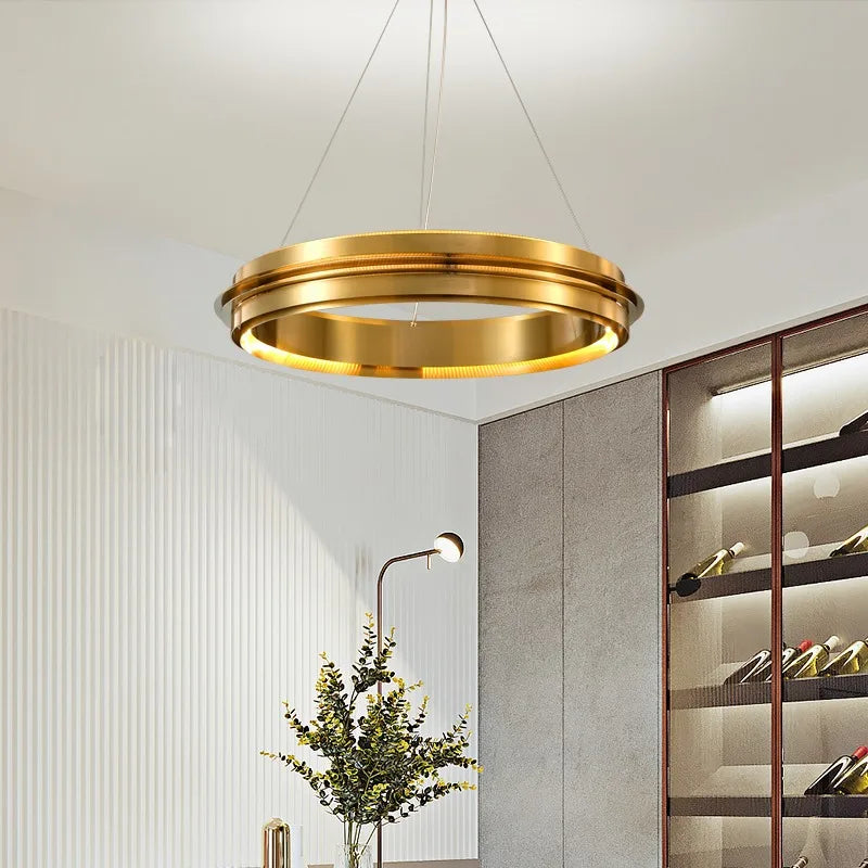 lustre minimaliste post-moderne italien led créatif - vue 3 sur 12