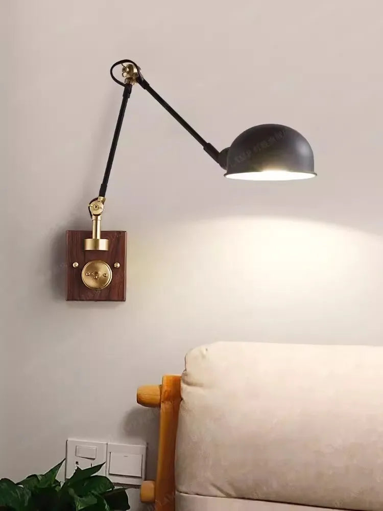 applique murale moderne à bras long luminaire décoratif d'intérieur - vue 4 sur 7