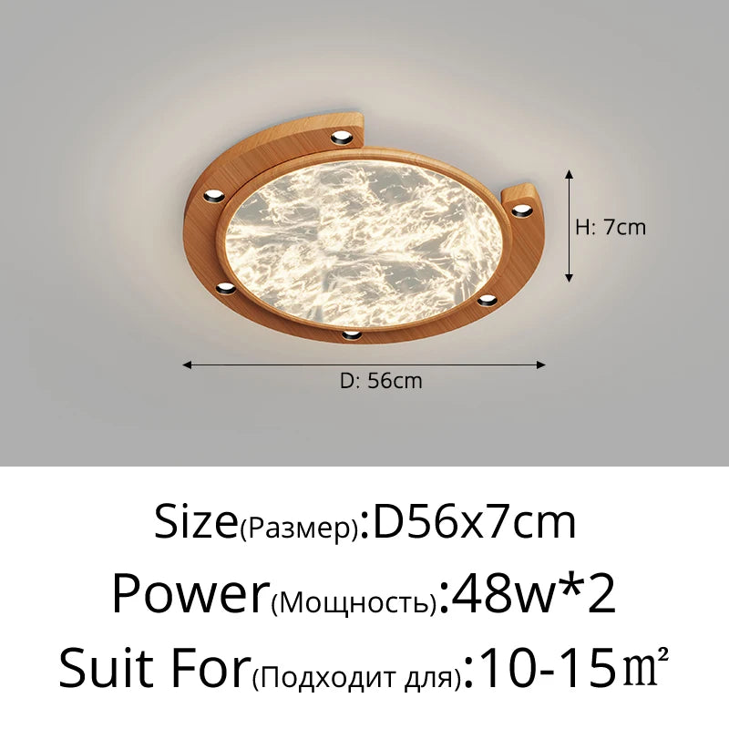 plafonnier led minimaliste protection des yeux éclairage intérieur moderne - vue 11 sur 12