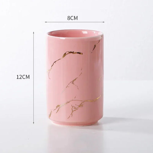 tasse en céramique pour couple porte-brosse à dents et rangement - vue 20 sur 22