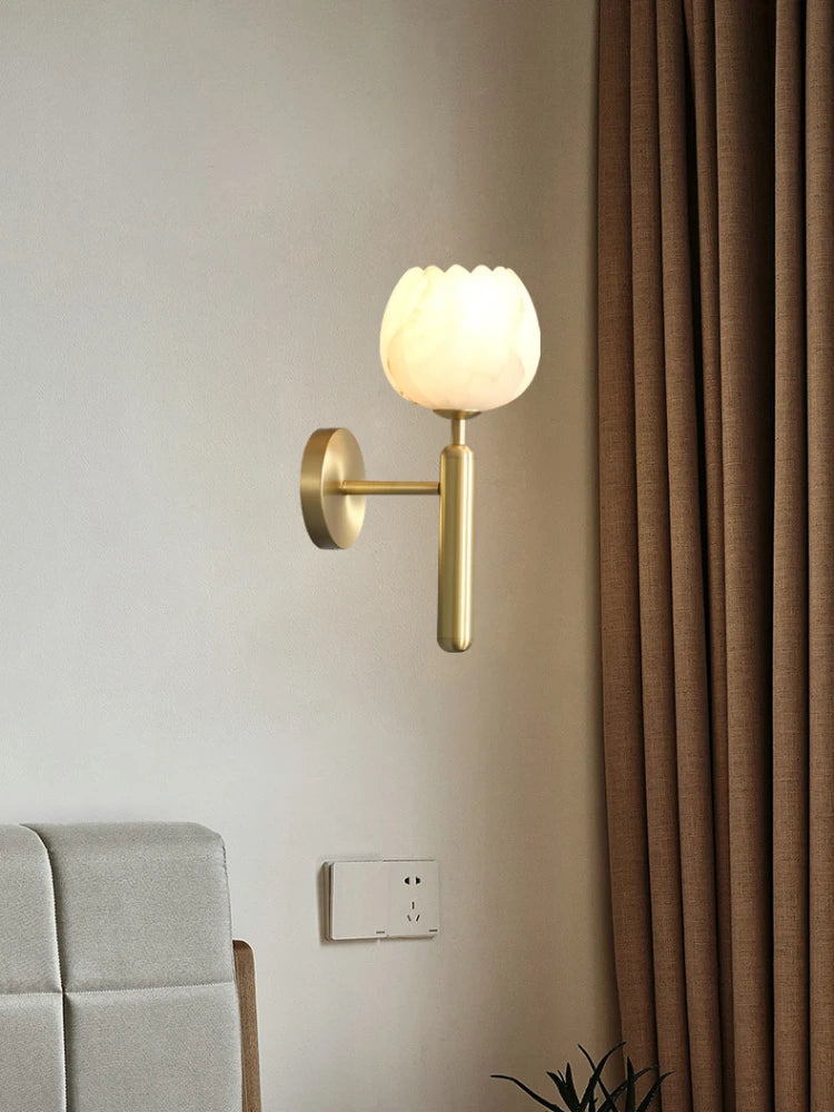 applique murale en marbre naturel style minimaliste et luxe - vue 2 sur 8
