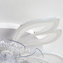 Busmos Fan LED Pendant Lamp Modern LED Pendant Lamp For Living Room, Bedroom, Studio Fan LED Pendant Lamp Dimmable White