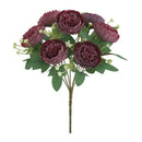 fleurs artificielles pivoines en soie pour mariage décoration florale