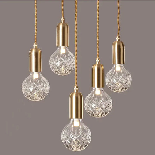 lustre en verre pour restaurant et bar élégant - vue 3 sur 16