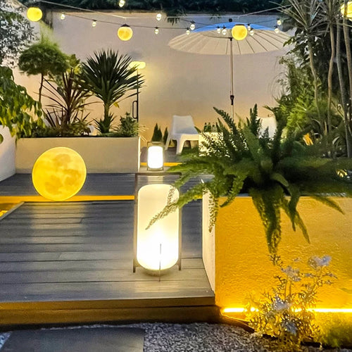 lumières solaires étanches pour jardin extérieur et terrasse de villa - vue 4 sur 11