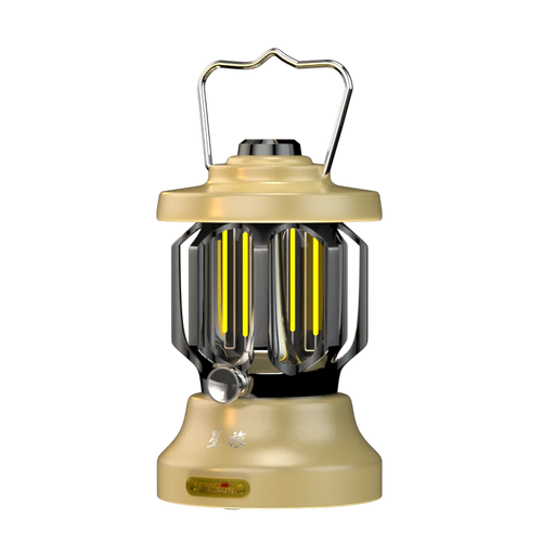 lanterne de camping rétro rechargeable en métal portable à led