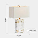 lampe de table rétro en tissu pour décoration intérieure