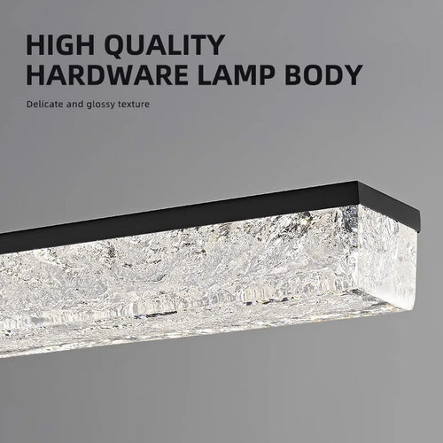 lustre en acrylique design italien pour espaces modernes et élégants - vue 5 sur 9