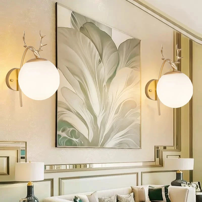 applique murale moderne en fer et verre pour décoration intérieure - vue 5 sur 16