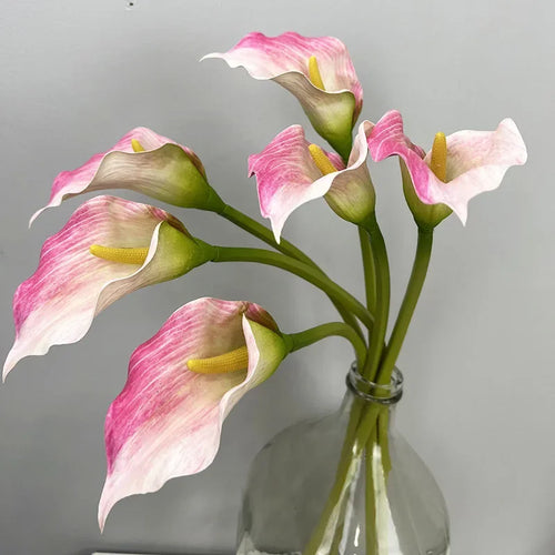 lot de 4 lys calla artificiels pour décoration de mariage - vue 5 sur 11