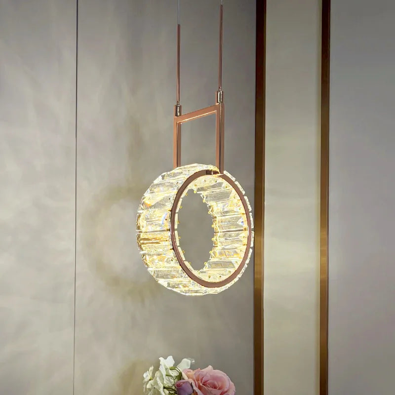 applique murale led moderne en cristal de luxe - vue 4 sur 8