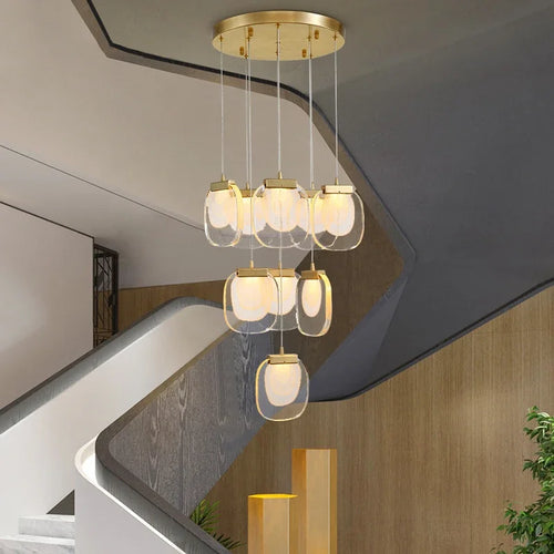 suspension design nordique luxe pour décoration intérieure moderne - vue 4 sur 8