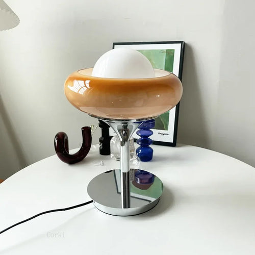 lampe à poser moderne au design nordique vintage - vue 2 sur 6