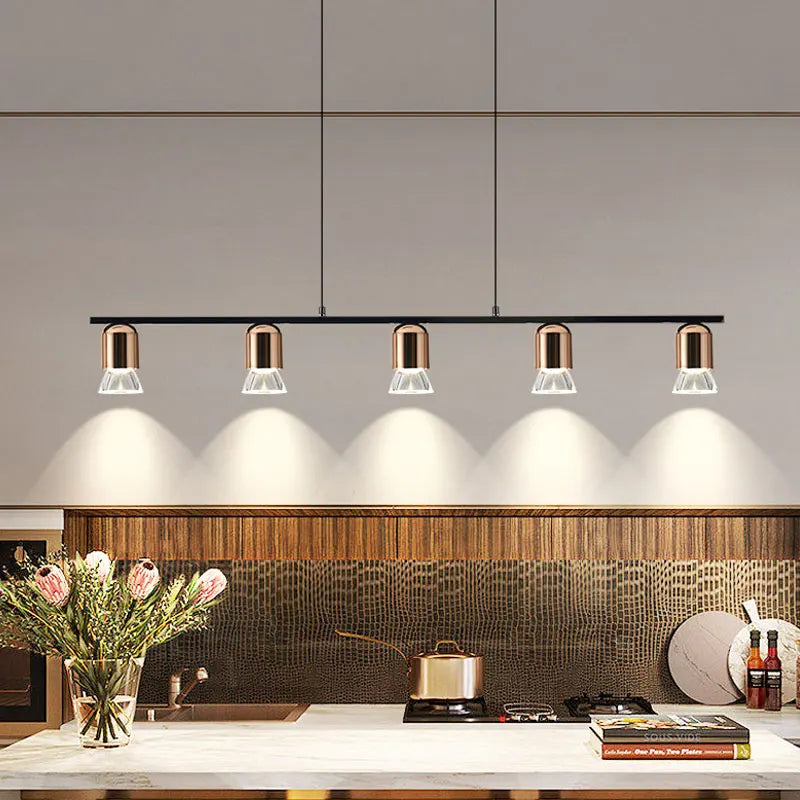 suspension led au design moderne et épuré pour intérieur original - vue 4 sur 10