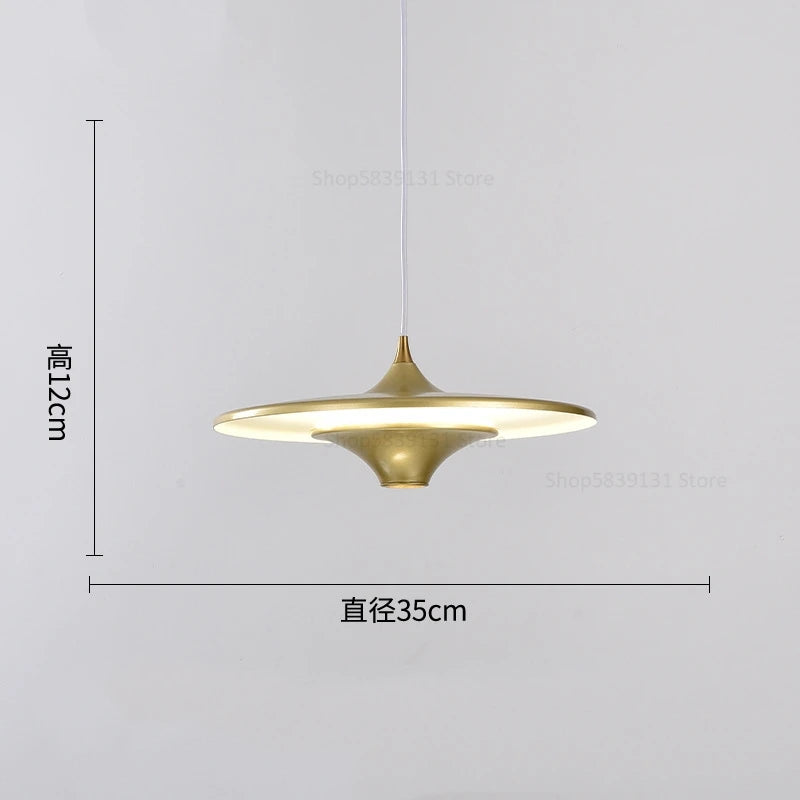 suspension led modernes simples et créatives nordiques - vue 14 sur 14