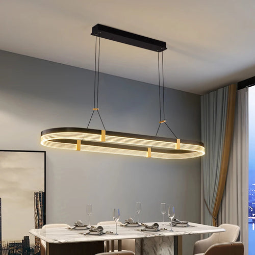 suspension moderne en led pour décoration intérieure élégante - vue 2 sur 8