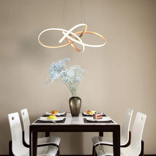 lustre suspendu led moderne pour décoration maison - vue 6 sur 20