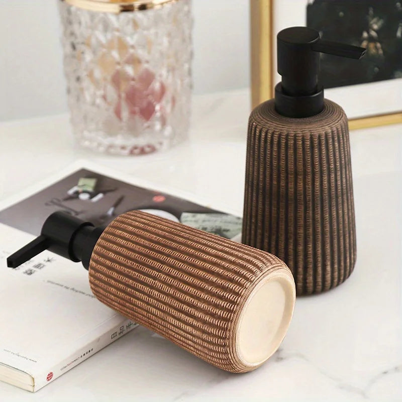 distributeur de lotion en céramique pour salle de bain et cuisine - vue 5 sur 10