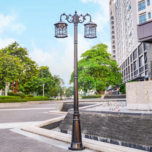 Lampadaire solaire de Style européen - vue 3 sur 10