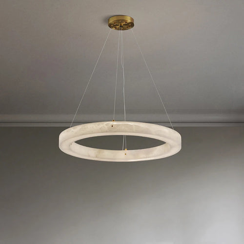 suspension circulaire en marbre pour décoration intérieure - vue 5 sur 6