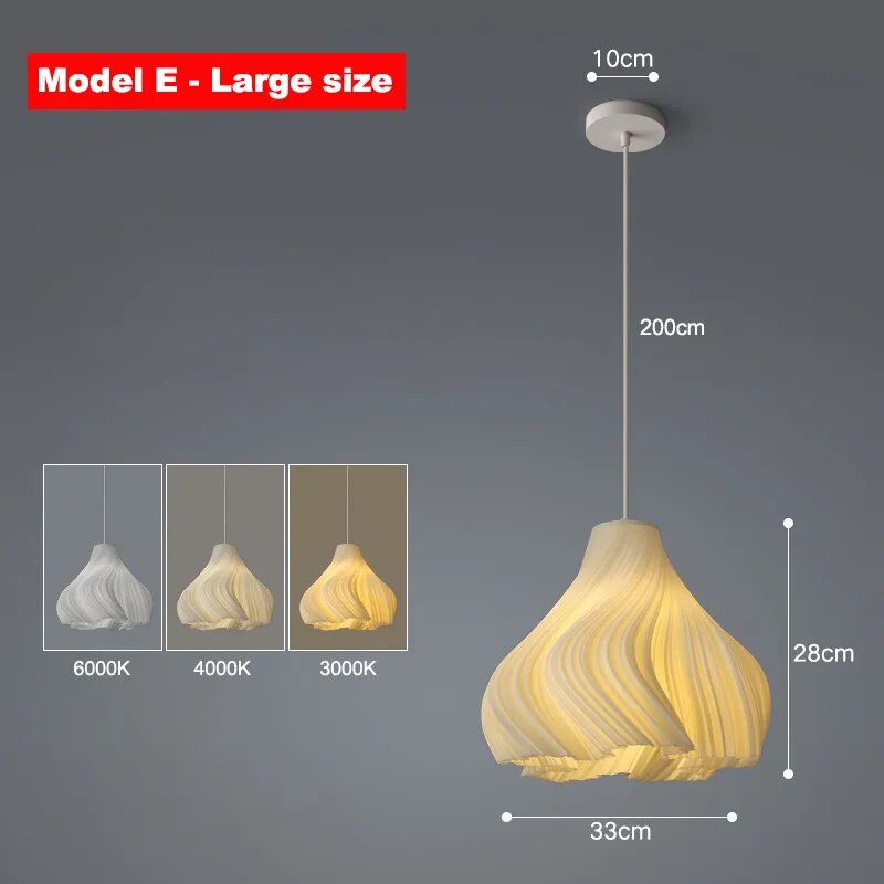 lustre créatif moderne suspendu restaurant cuisine chambre enfants déco éclairage - vue 15 sur 15