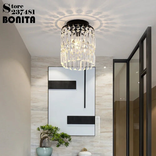 lustre en cristal moderne suspension décorative et brillante - vue 5 sur 14