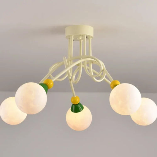 plafonnier moderne et simple style memphis - vue 3 sur 10