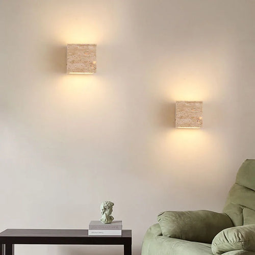 applique murale led créative en forme de cuboïde 3000k - vue 4 sur 8