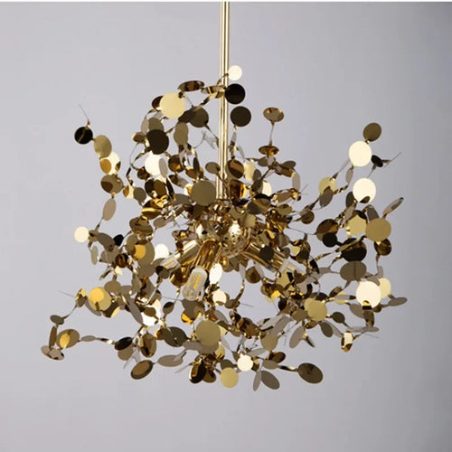 suspension en acier inoxydable au design nordique créatif décoratif - vue 6 sur 11