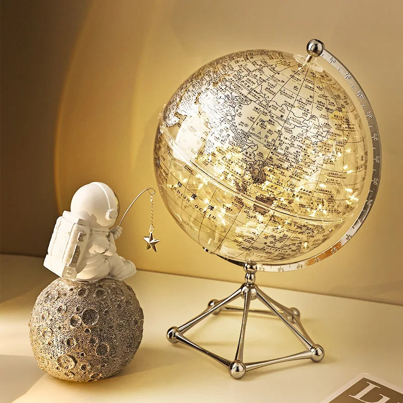 décoration globe terrestre lumineux pour apprentissage moderne éducatif - vue 4 sur 9