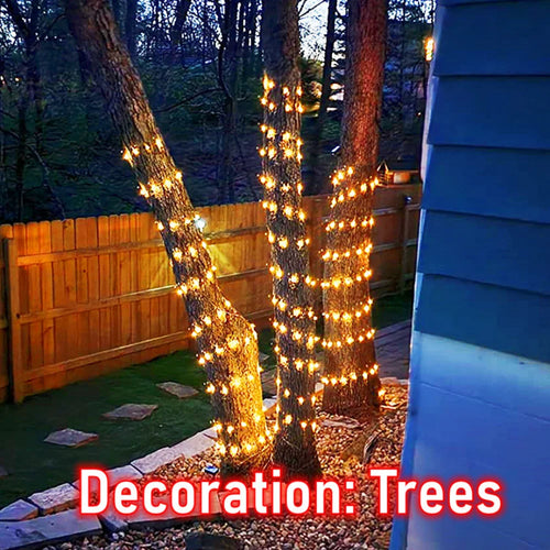 guirlande lumineuse led usb étanche pour décorations de fête - vue 6 sur 14
