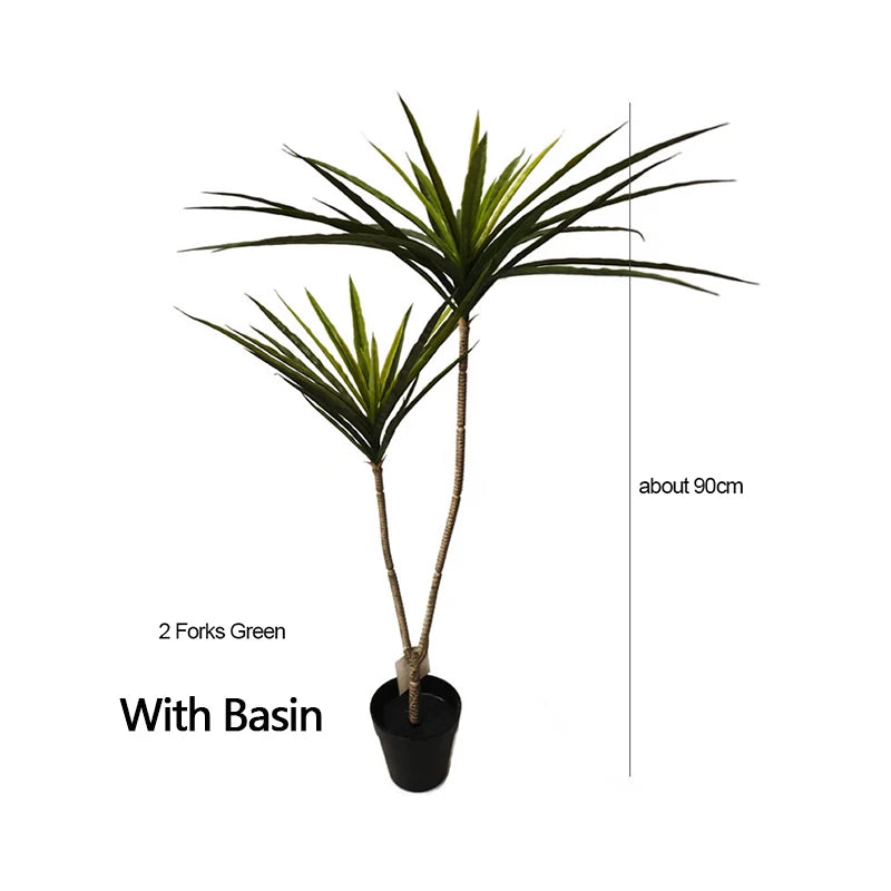 plantes artificielles dracaena pour décoration intérieure tropicale - vue 11 sur 20