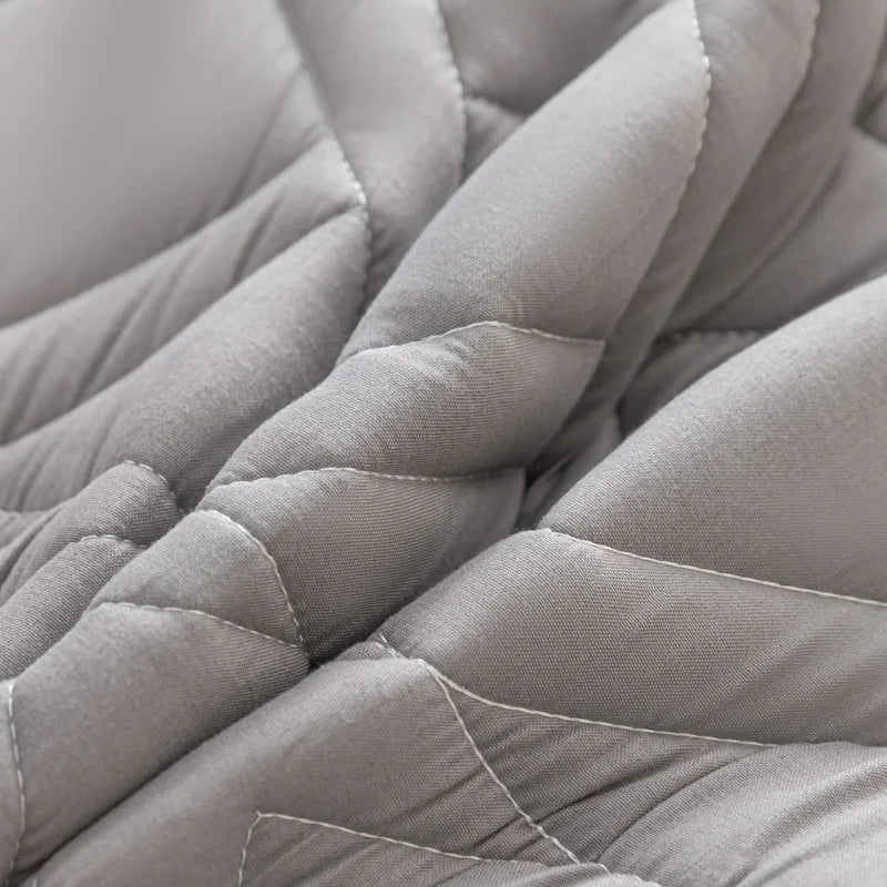 literie matelassée en coton de soja pour lit doux - vue 5 sur 10