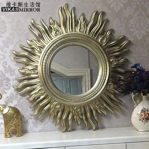 miroir mural décoratif sun apollo art design élégant et unique - vue 5 sur 14