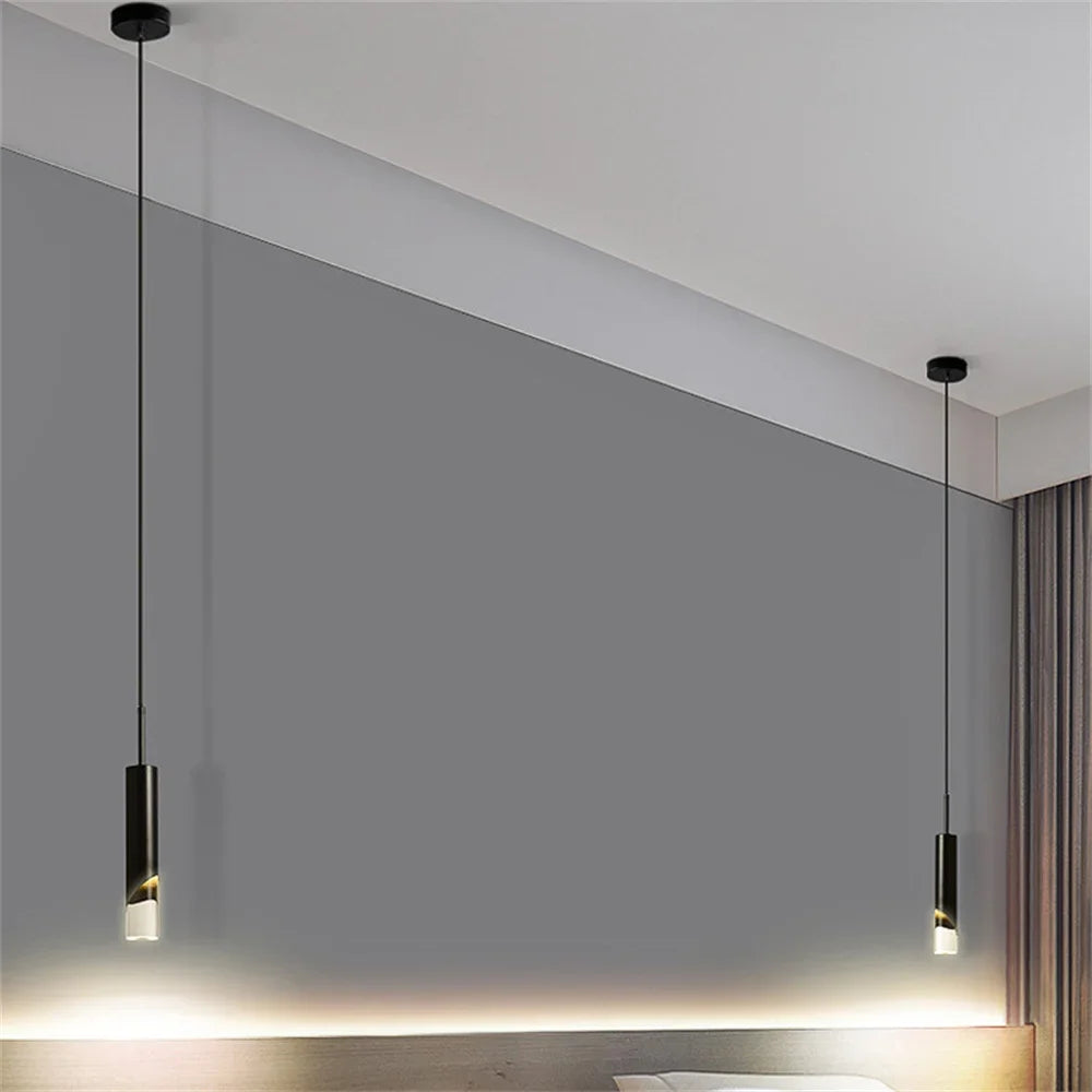 Lamp Modern Adjustable LED Pendant Light, Elegant Ceiling Hanging LED Light Fixture For Kitchen Island Living Room Bedroom - vue 6 sur 8