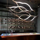 lustre led créatif postmoderne en forme de lèvre