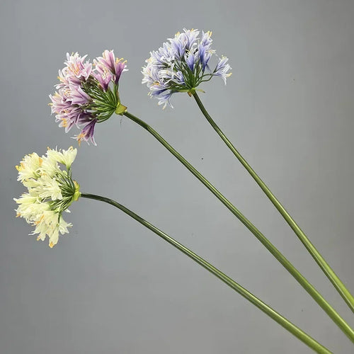 lot de 2 fleurs en soie pour décoration intérieure moderne - vue 2 sur 9