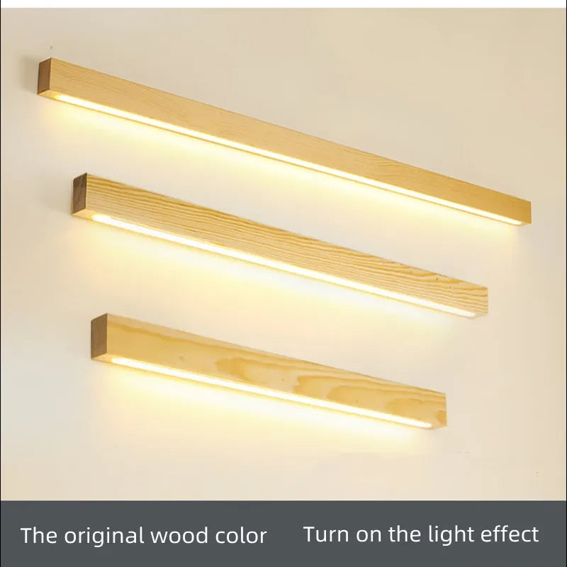 applique murale en bois massif design moderne pour intérieur élégant - vue 4 sur 8