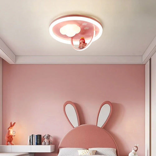 plafonnier créatif avec ventilateur et lumière LED pour enfants - vue 6 sur 7