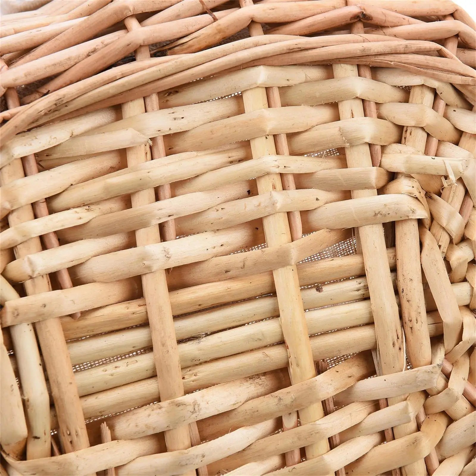 panier de pique-nique en osier grand modèle avec poignée décoratif et pratique - vue 5 sur 8