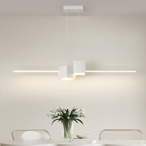 lustre led minimaliste pour éclairage intérieur moderne - vue 4 sur 10