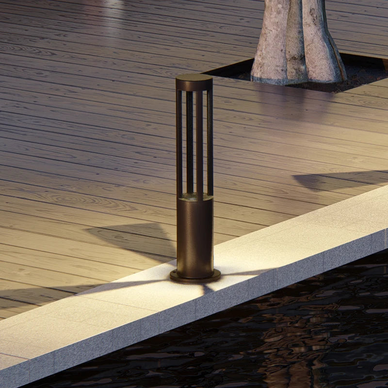 lampe de jardin moderne étanche en aluminium pour extérieur - vue 4 sur 21