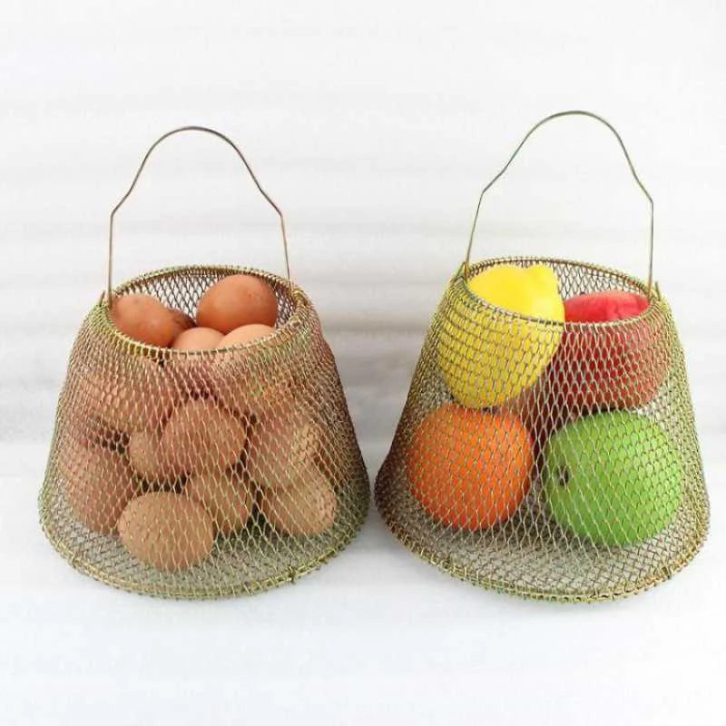 panier à œufs pliable et portable en fer polyvalent - vue 5 sur 6