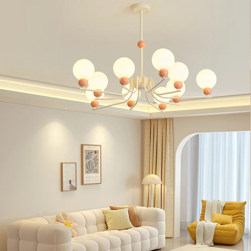 suspension led modernes forme ronde luminaires intérieurs - vue 5 sur 8